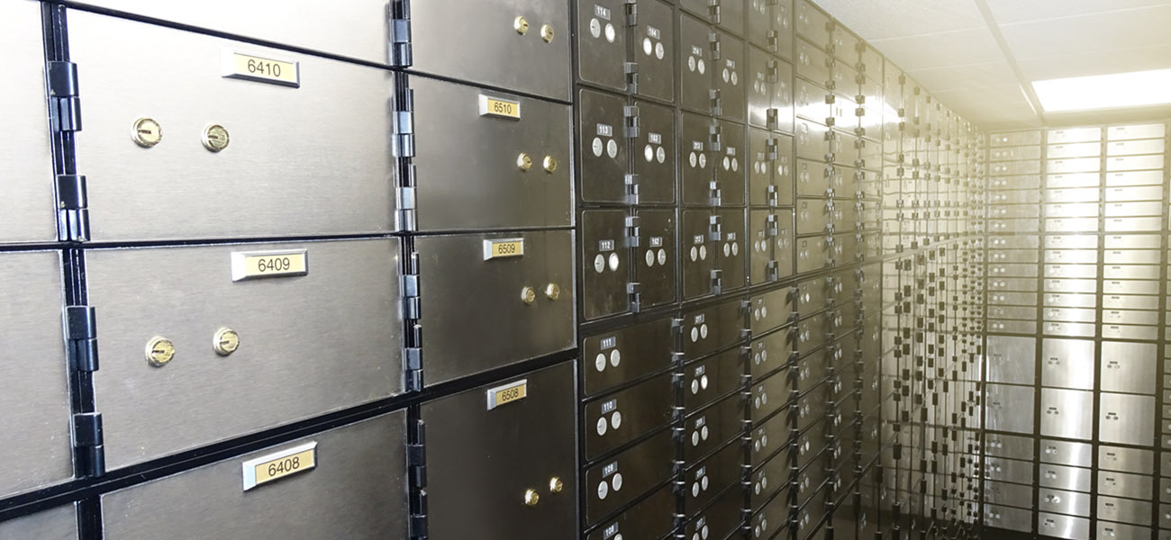 Safety Deposit Boxes.